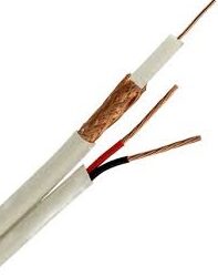 Siamese RG 59/U + 18/2 Plenum Coax Cable